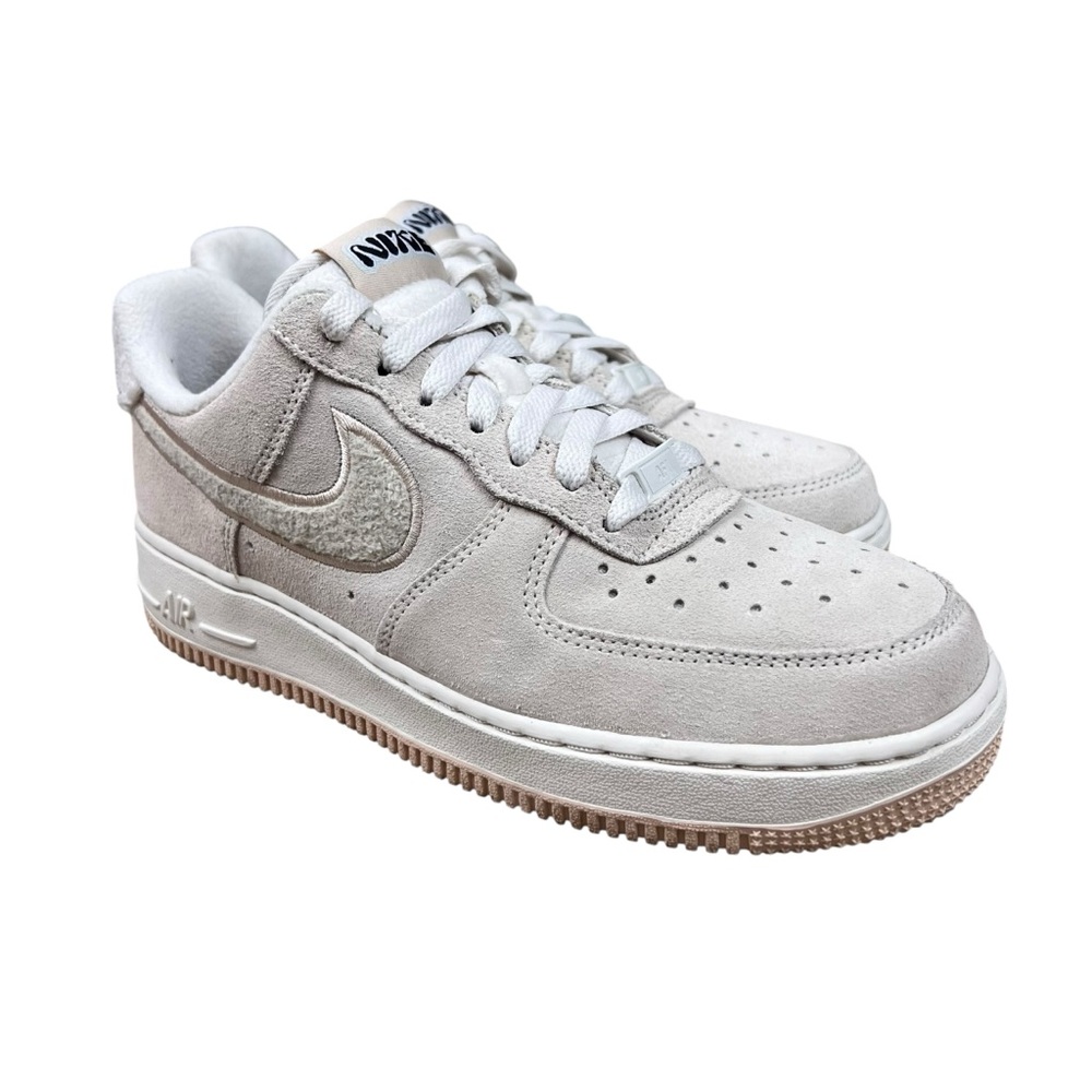 Nike Women's Air Force 1‎ Low '07 SE Sanddrift Gum Fleece SZ 8.5